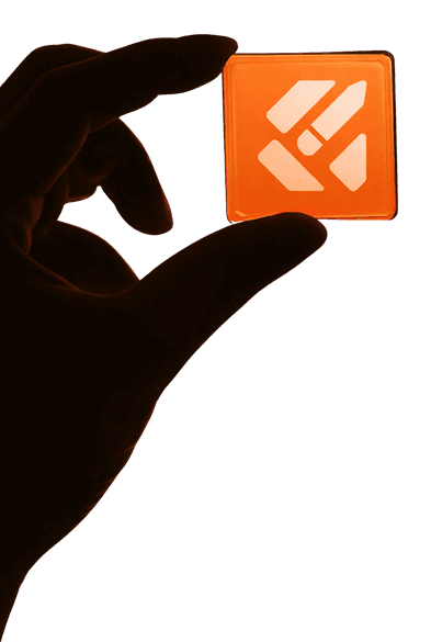 Logo in hand